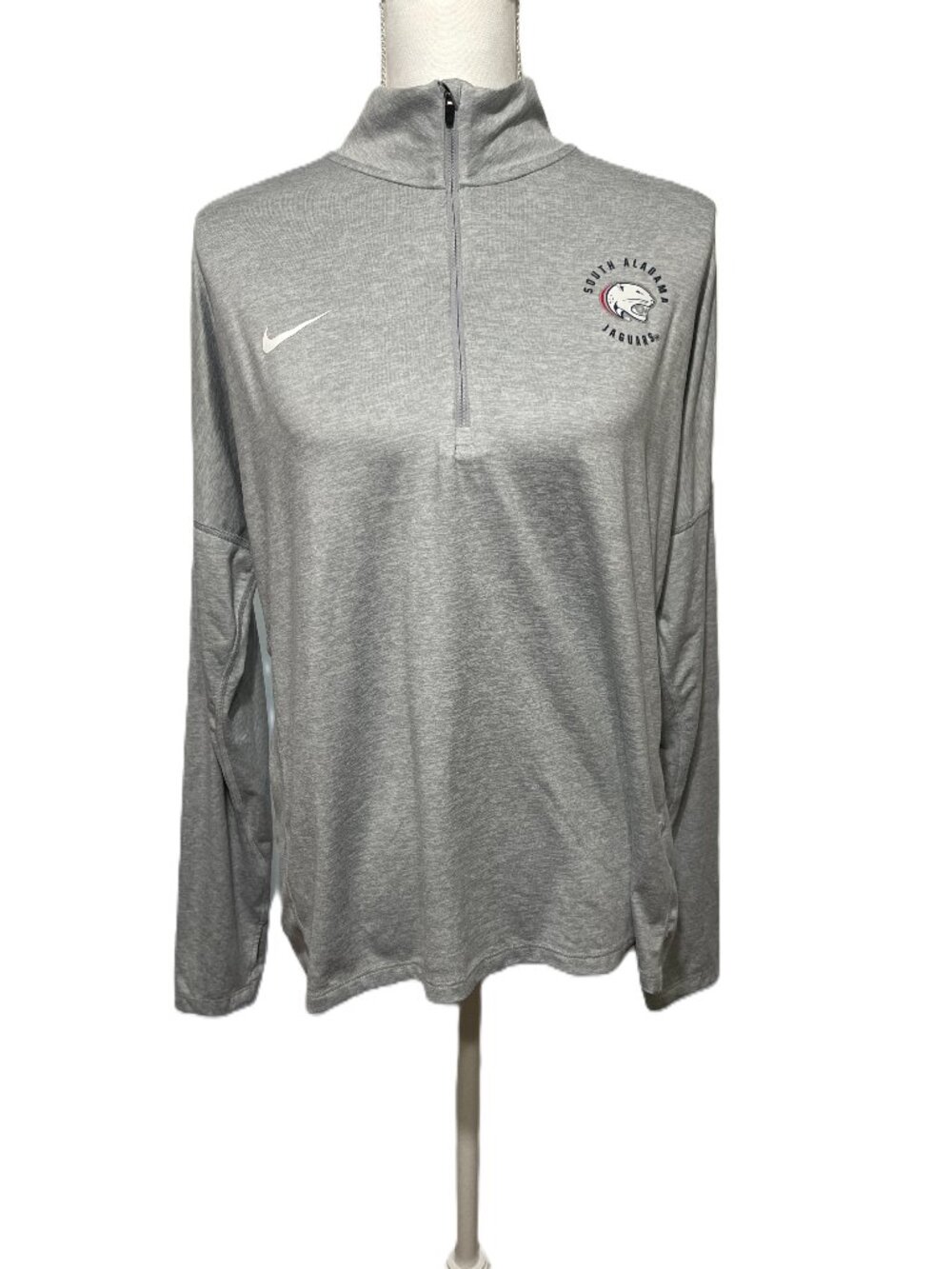 South Alabama Jaguars Nike Dri-Fit Long Sleeve Jacket, with thumb hole, Sz. L